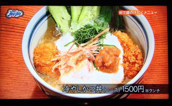 冷やしかつ丼