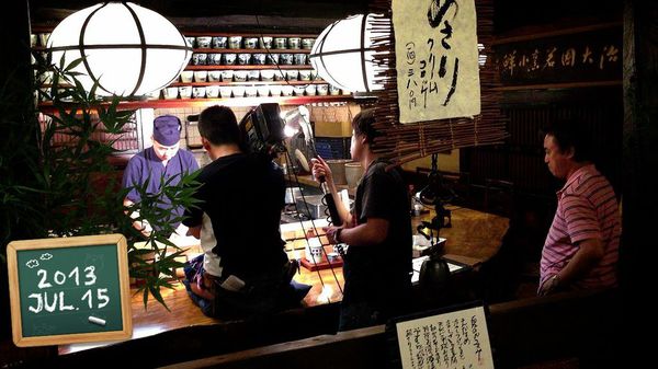 かつ吉渋谷店撮影風景