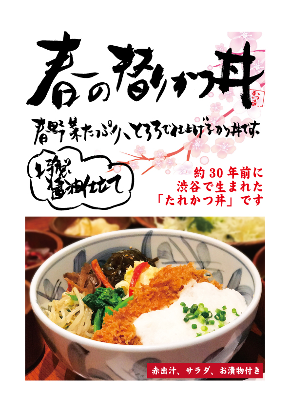 春の替りかつ丼新丸2017（A4)価格無し